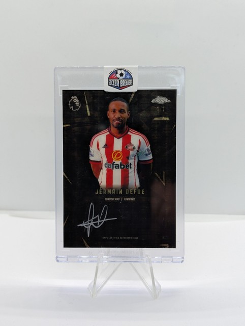 Topps 2025/26 Premier League Chrome Zero Hours 1/1 On Card Auto Jermain Defoe