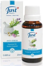 SWISS JUST Essential 3 Oil Anti Stress 20ml New - Free Shipping - Exp:03/25