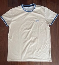 Nick Danger Men Cotton short sleeve ivory t-shirt Size L Nick Danger Men Cotton short sleeve ivory t-shirt Size L