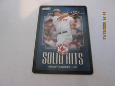MANNY RAMIREZ RED SOX 2003 UPPER DECK VICTORY SOLID HITS BASEBALL CARD  #120