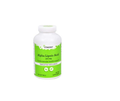 Vitacost Alpha Lipoic Acid - 300 mg - 120 Softgels 3/2028