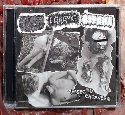 LIQUID VISCERA / EGGGORE / LIPOMA   3 way Split CD NEW carcass exhumed gut cbt