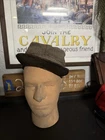 Confederate Jean Cloth Kepi - Iron Dyed Brim- AVC Buttons - New Size 7 1/4 7 3/8