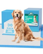 Dog Pee Pads Extra Large 36"x36", XX-Large Puppy Training Pads with Adhesive Tab