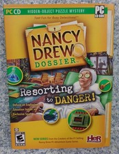 Video Game PC Nancy Drew Dossier Resorting to Danger Hidden Object 2009 NEW Box