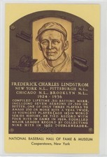 1964 National Baseball Hall of Fame and Museum Postcards Freddie Lindstrom 2u3