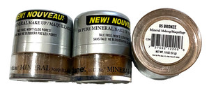 Lot of 3: New JANE Be Pure Mineral Makeup Loose Powder in 05 Bronze (Sealed)