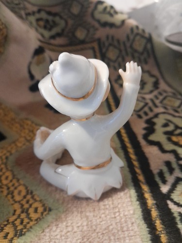 Keramik Glanzgeschirr Kerze Umarmung Pixie Elfe Figur Japan Vintage - Bild 4 von 6