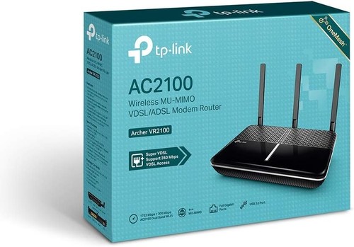 TP-Link AC2100 Wireless MU-MIMO VDSL/ADSL Modem Router, Dual-Band, Wi-Fi Speed U - Picture 4 of 4