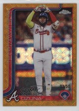 2025 Topps Chrome Logofractor Edition Gold Refractor 3/50 Marcell Ozuna 13ql