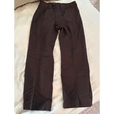 Escada Women's Brown Straight Leg Pants, Classic Career Casual Trousers Sz 40