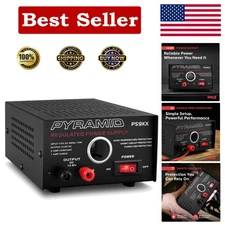 PS9KX 5 Amp Benchtop Converter - Short-Circuit Protection & Built-in Cooling Fan