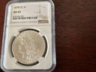 1878 CC Morgan Silver Dollar NGC MS64,    Great Strike