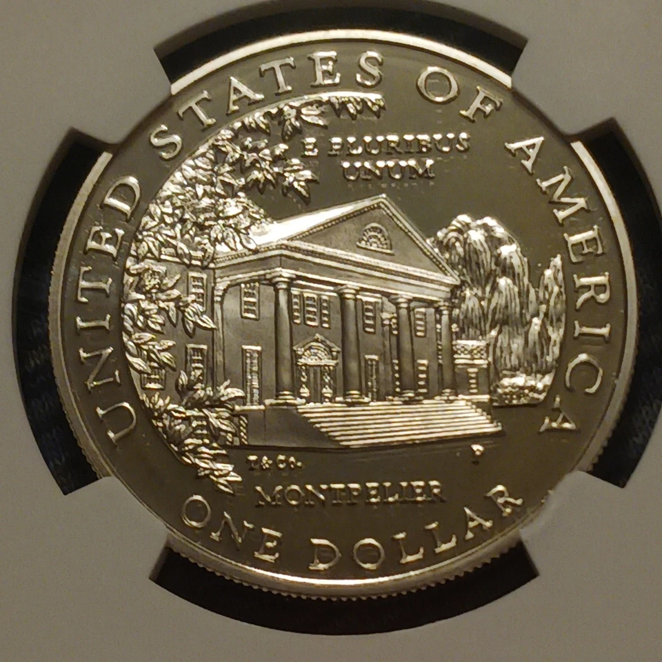 1999-P Dolley Madison S$1 Silver Commemorative Dollar Coin - NGC PF 69 UCAM - Image 4 of 4
