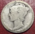 191X Mercury Dime. Unreadable Date. Free Shipping