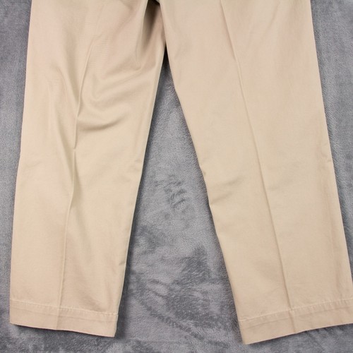 VTG Polo Ralph Lauren Pants Mens 38x29 Preston Beige Chino 100% Cotton NWT - Picture 11 of 17