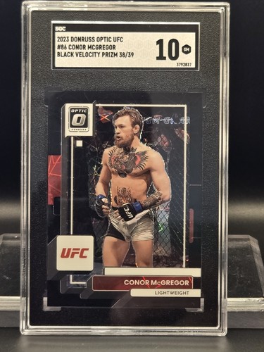 2023 Panini Donruss Optic UFC - Conor McGregor #86 Black Velocity Prizm /39