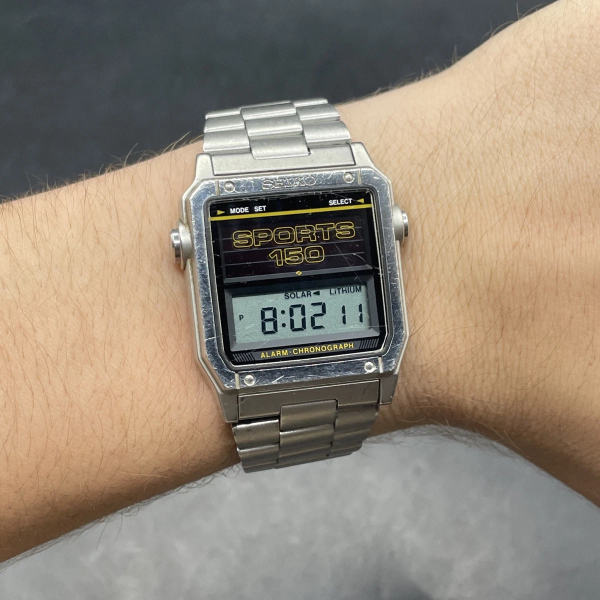 Seiko Silver Band Digital Wristwatches for sale | eBay