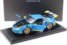 1:18 Minichamps Porsche 911 992 GT3 RS Daytona Bergmeister Riviera Blue WAP DEAL