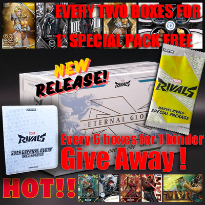 Marvel Rivals Eternal Glory Hobby Box Card Fun 2026 Bonus free