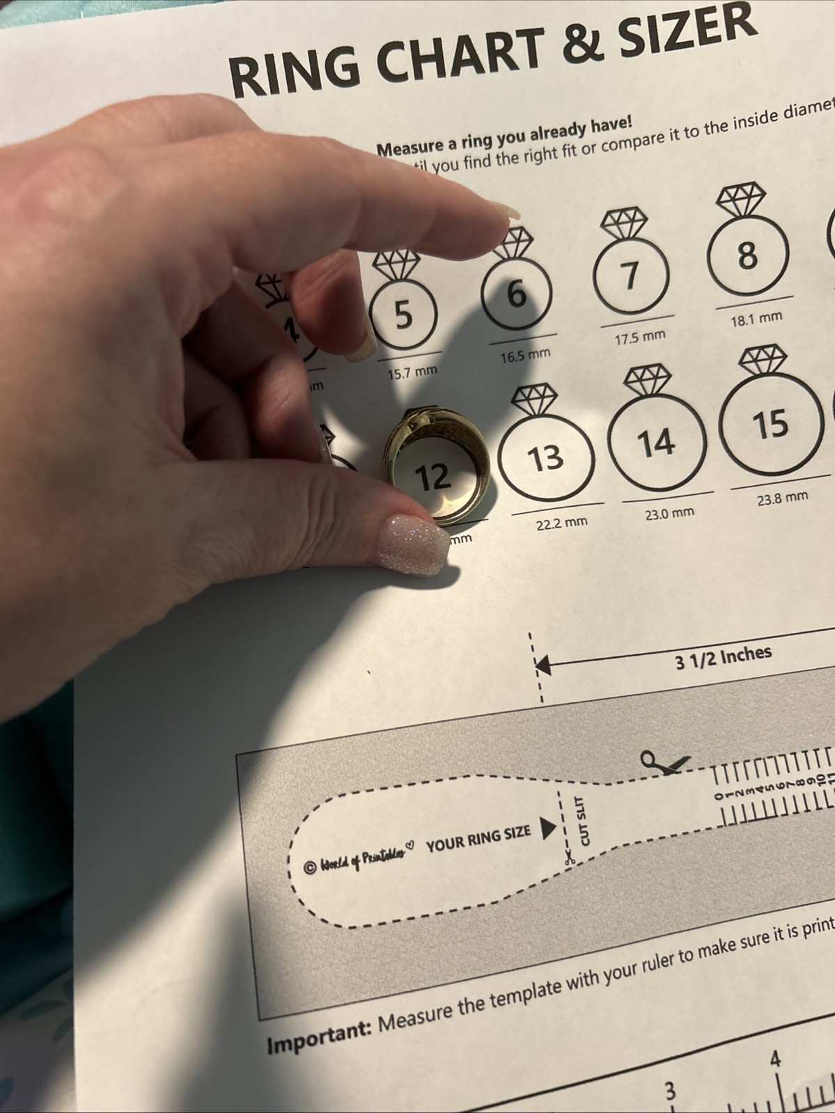 Multicolor lab created  Gemstone Ring Yellow Gold… - image 4