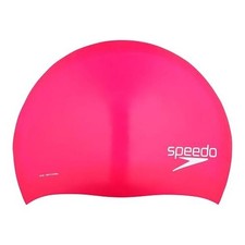 Speedo Long Hair Silicone Swim Cap   Adult Swimming Cap for Long, Thick  Curly