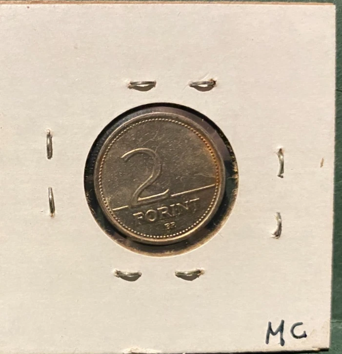 HUNGARY, 1972, 2 Forint, BP, KEY, coin, circulated - Image 3 of 4