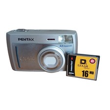 Pentax Optio 33L Digitale Kompaktkamera Digitalkamera Silber Kamera