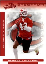 2006 Absolute Memorabilia Spectrum Red  #207 Bernard Pollard - FB