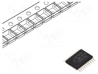 IC: digital CMOS,TTL TSSOP20 Flipflop D﻿ Rolle,Band Ch: 8 SMD