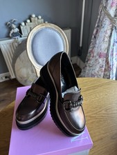  Marco Moreo Gold An Brown Shoes In Original Box