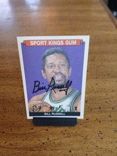 Bill Russell Autographed Basketball Trading Cards for sale | eBay