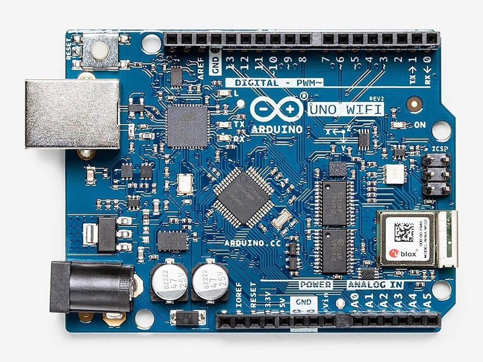 Arduino UNO WiFi Rev.2, für IoT-Anwendungen, Wi-Fi-Modul, ATmega4809 - Bild 2 von 3