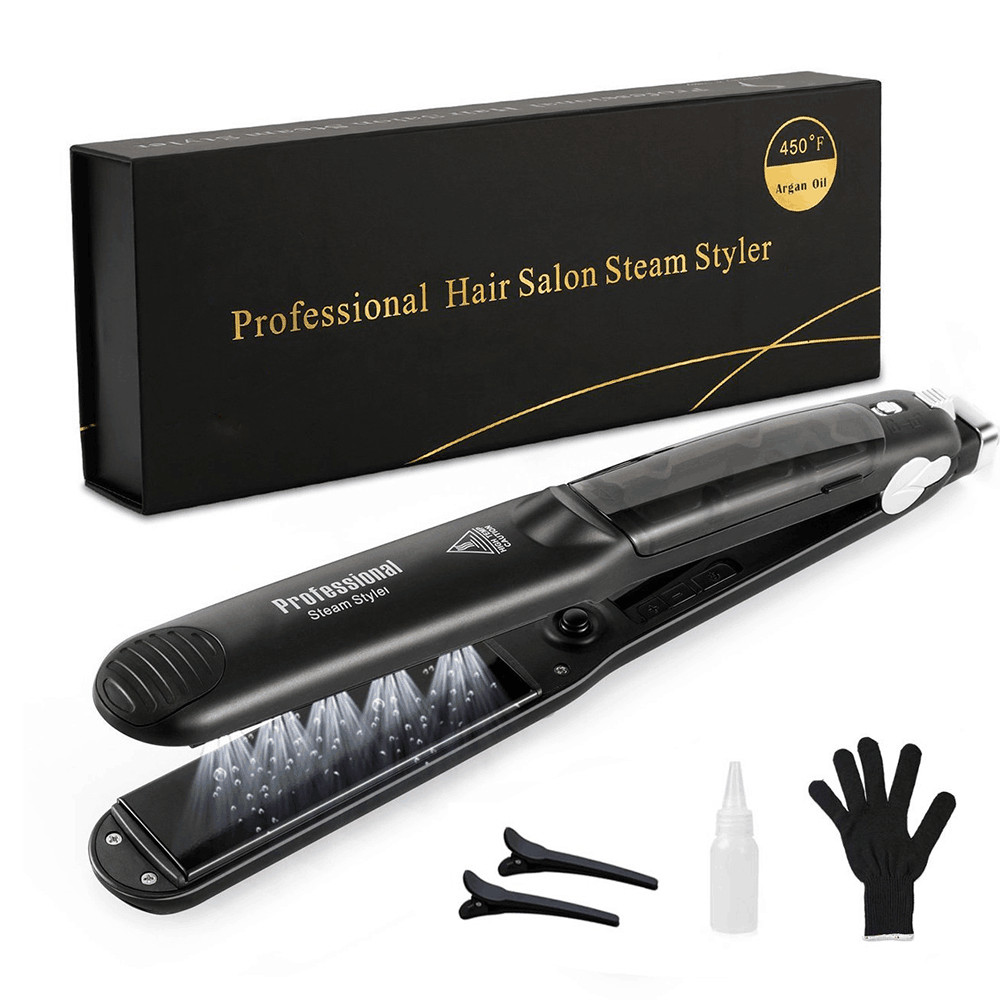 Hair Straightener With Ceramic Plates & Argan Oil Treatment