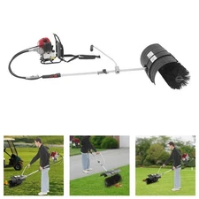 2 STROKE 52CC GAS POWER BROOM SNOW ARTIFICIAL TURF GRASS Backpack Sweeper 1700W