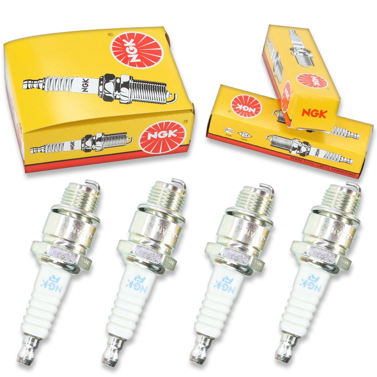 4 pc NGK 4551 BR9HS-10 Standard Spark Plugs for W27FSRU10 QL78C QL77JC4 qy