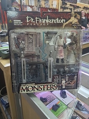 モンスターPLAYSET Dr. Frankenstein MINT Sealed Todd Mcfarlane Toy Comic Book Hero 2nd Second Edition