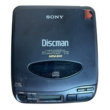 Sony DISCMAN D-33 Portable CD Player Mega Bass Compact Disc Japan Walkman VTG 91