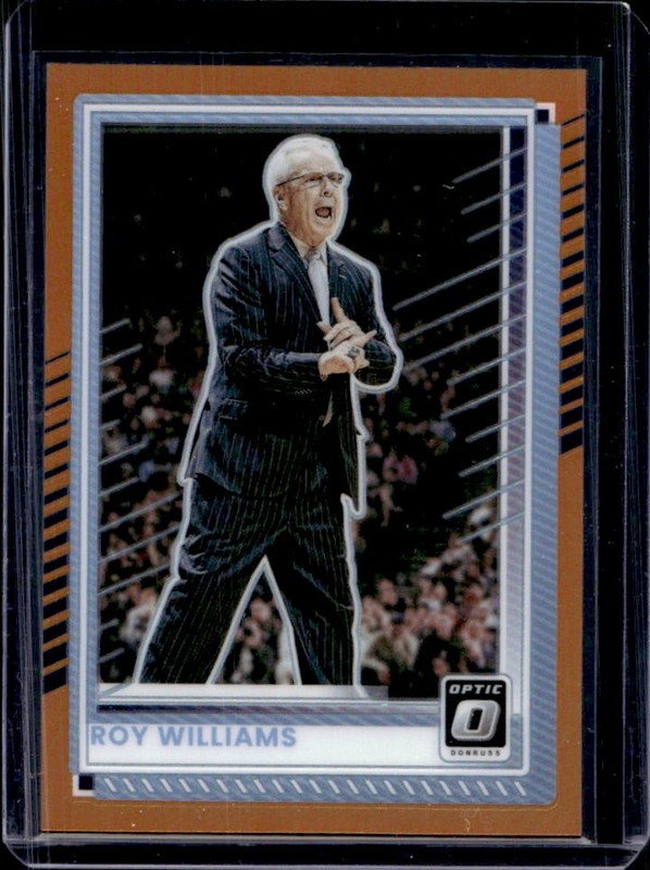 2025-26 Panini Donruss Roy Williams Optic Orange #/175 Tar Heels