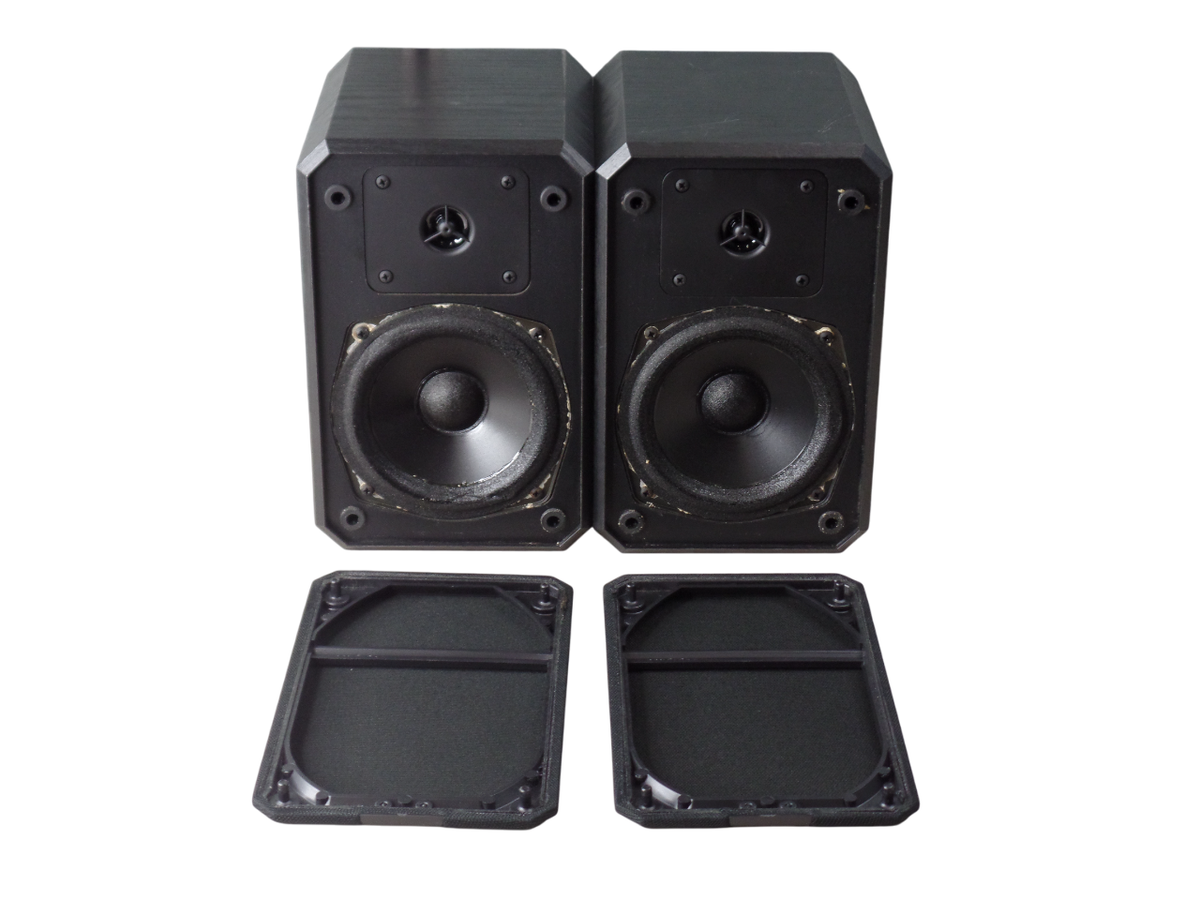 Boston Acoustics HD5 Bookshelf Speakers (Pair) -Black - Free