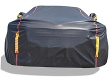 Car Cover Waterproof All Weather, 6 Layers XXL Full Exterior XXL-Sedan Black