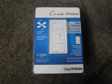 *NEW* Lutron Caseta Smart Fan Speed Control Single Pole, White PD-FSQN-WH-R