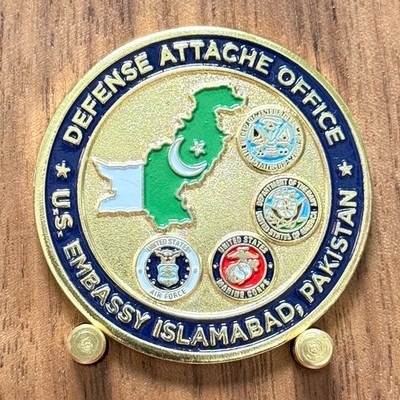 US Embassy Islamabad Pakistan Defense Attache Eagle Challenge Coin  W#7