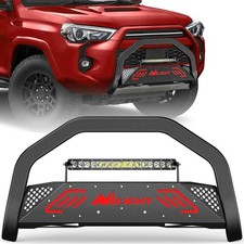 Nilight Bull Bar With Light Bar For Toyota 4runner 2010-24 Front Bumper Push Bar