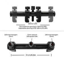 40mm -165mm Universal puller For Ribbed Drive Pulley Crankshaft Tool Remover