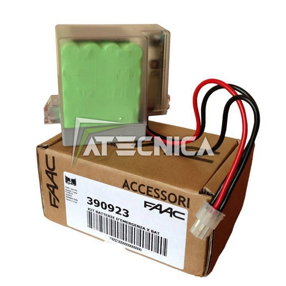 Kit batteries de secours pour moteurs FAAC XBAT 24 390923 C721 CYCLO KIT
