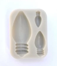 CHRISTMAS LIGHTS MOLD (Mini), Fondant Mold, Winter Cake Decoration, Resin Mold,