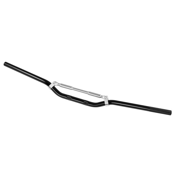 Aluminium Lenker Motorrad Enduro Niedrige Falten 22 Mm Durchmesser Schwarz-image