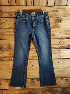 Old Navy Jeans Womens 8 Short Just Below Waist Stretch Bootcut Plain Pocket