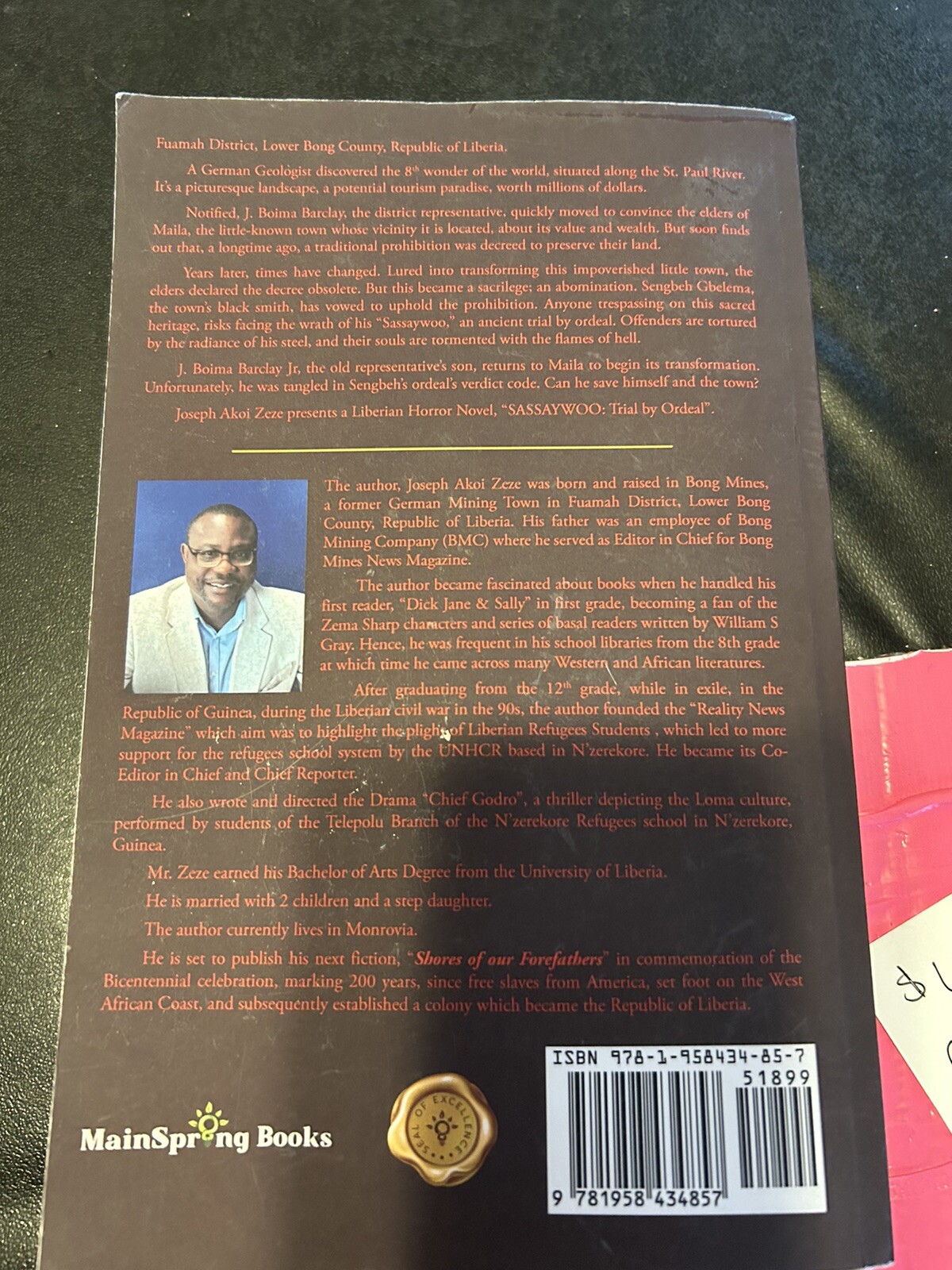 Sassaywoo Trial by Ordeal by Joseph Akoi Zeze (2022, Hardcover